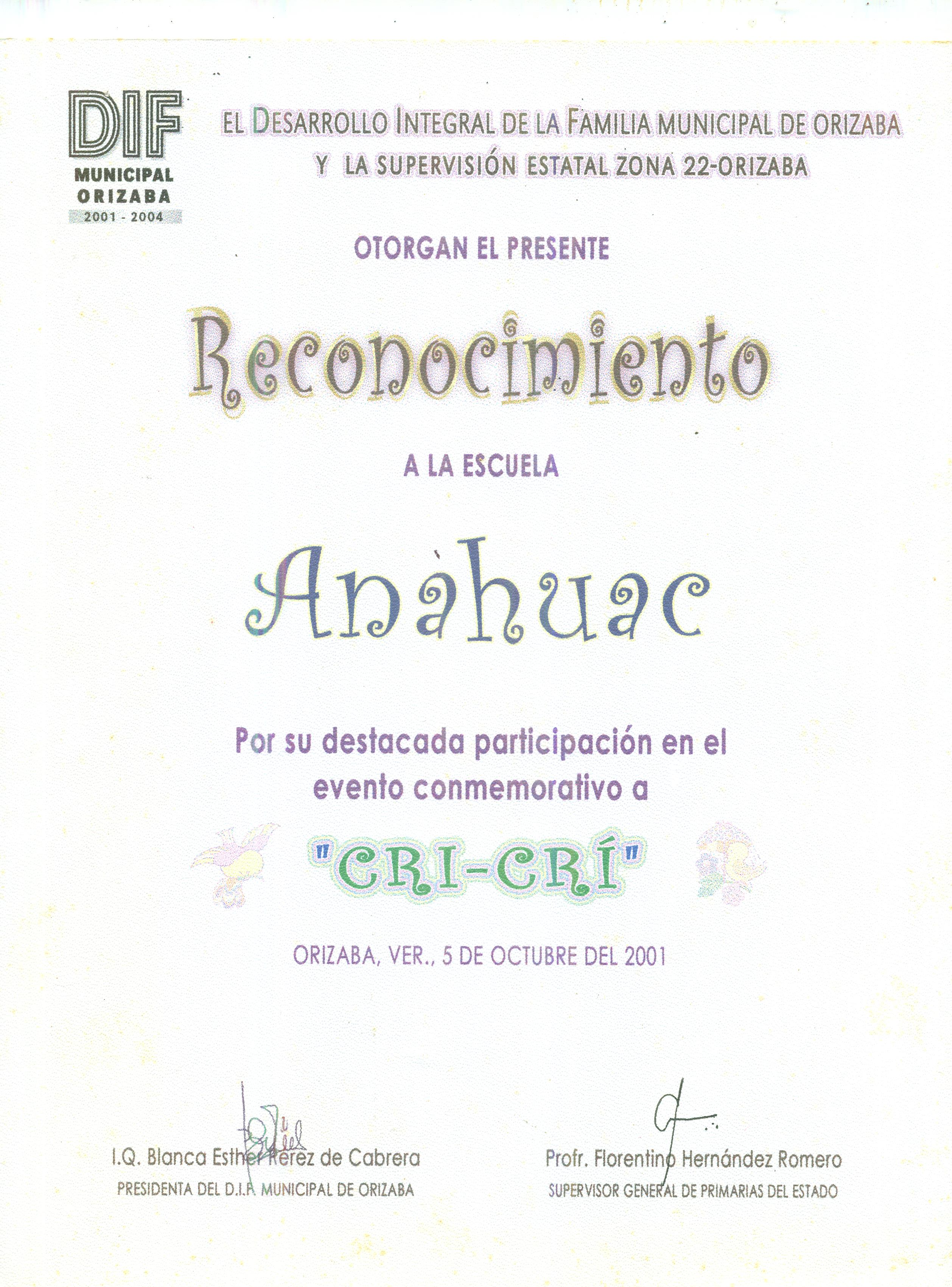 Evento Conmemorativo a 'Cri-Cri'